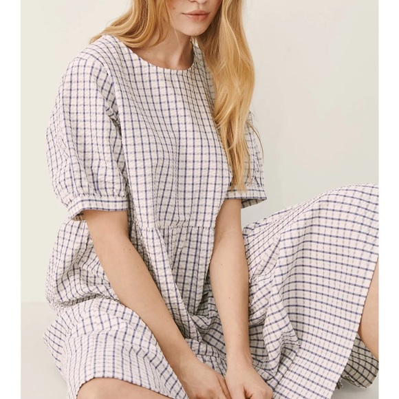 Part Two Copenhagen Lane Windowpane Check Dress - Picture 6 of 10